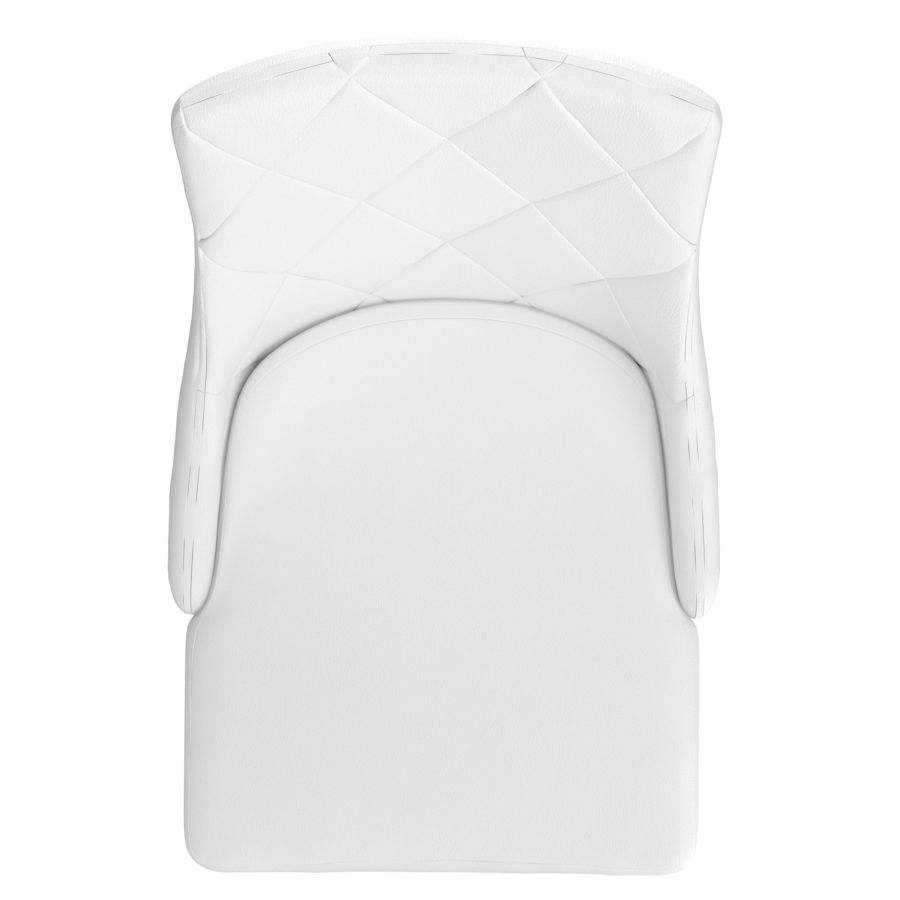 Chaise d'appoint Antoine, ensemble de 2, en blanc
