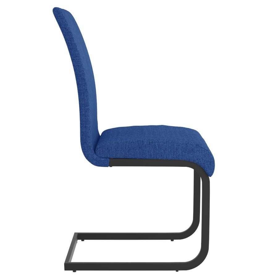 Chaise d'appoint Vespa, lot de 2 en bleu