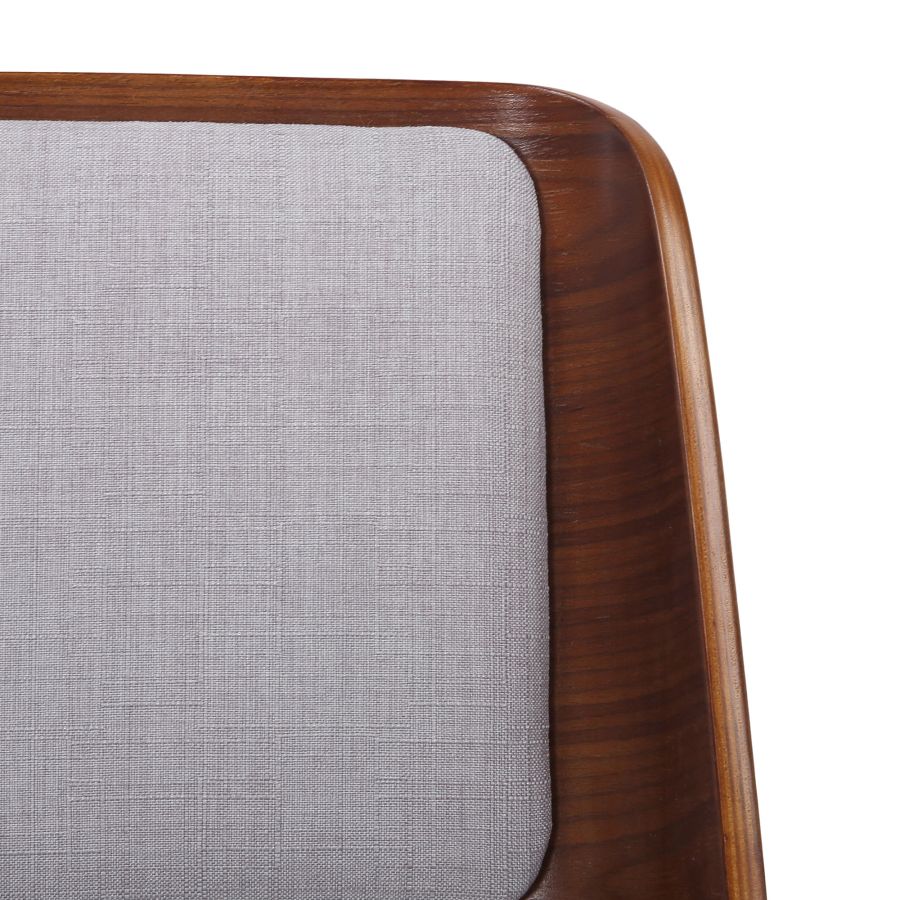 Chaise d'appoint Hudson en tissu gris