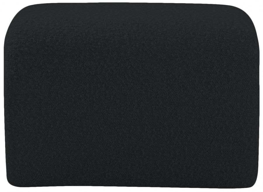 Banc en tissu bouclé Odélia