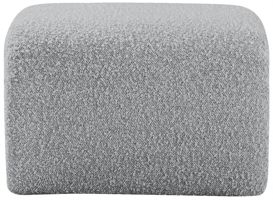 Banc en tissu bouclé Odélia