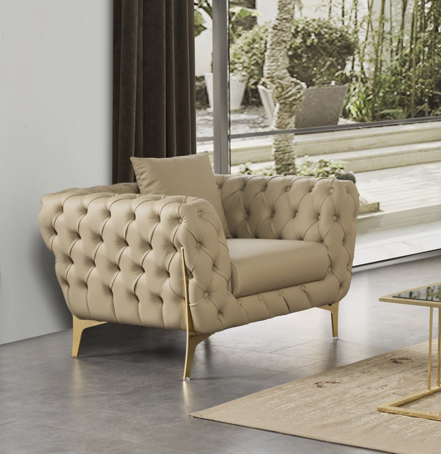 Chaise Aurora en similicuir