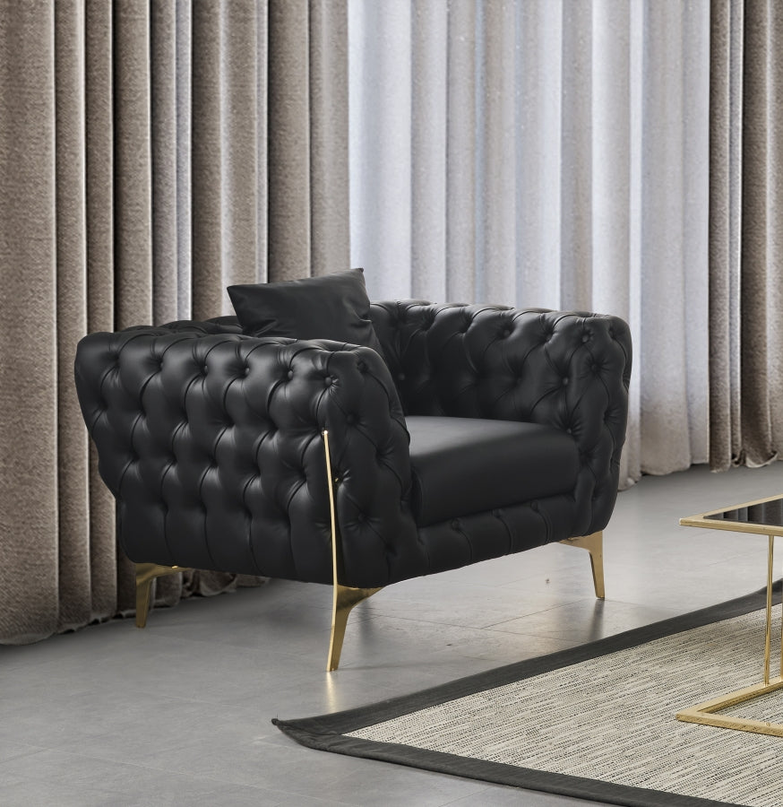 Chaise Aurora en similicuir