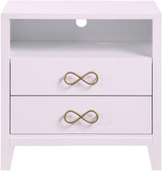 Table de chevet noeud papillon 