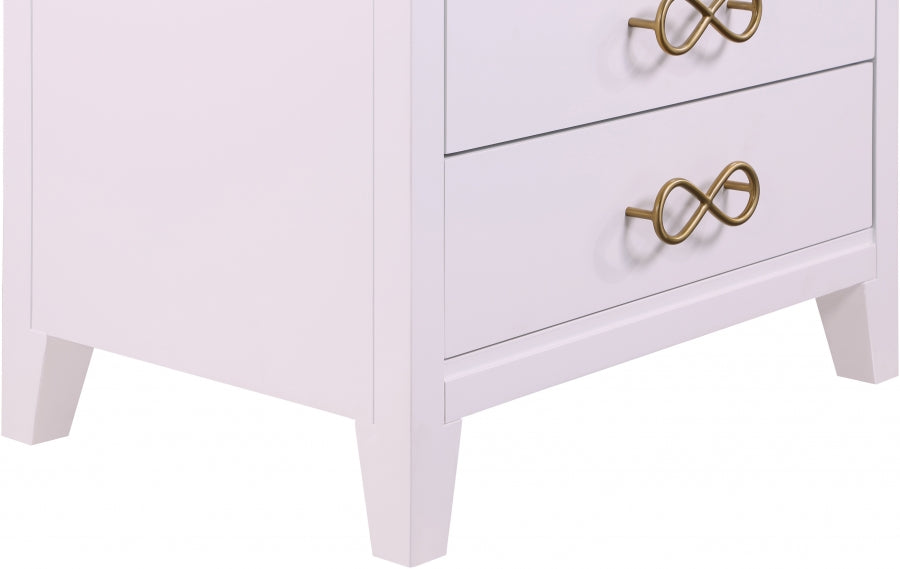 Table de chevet noeud papillon 