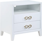 Table de chevet noeud papillon 