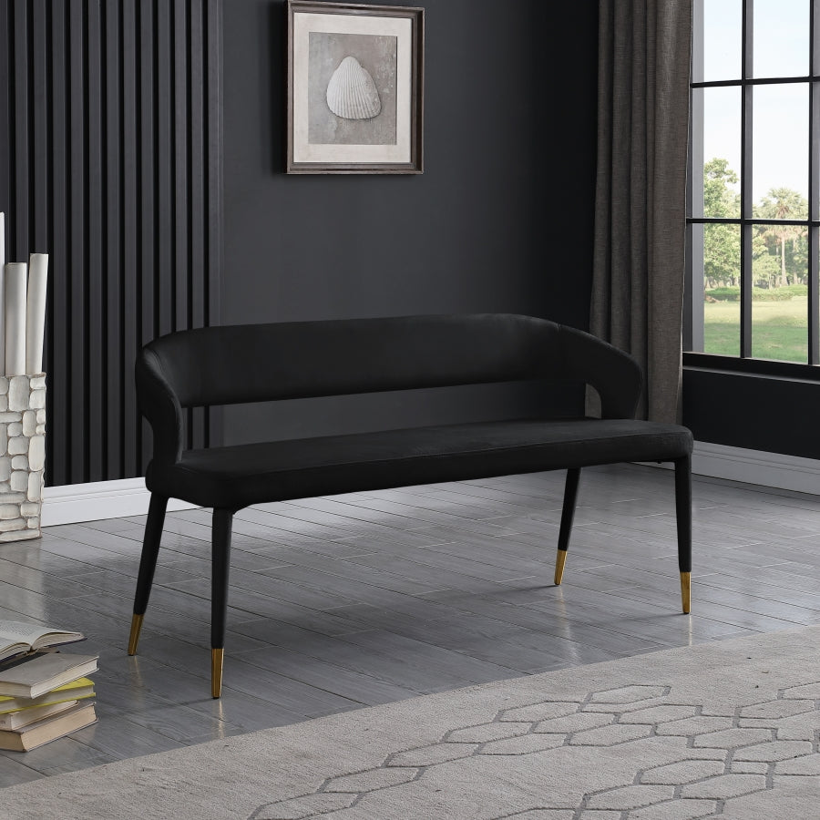 Banc en velours Destiny
