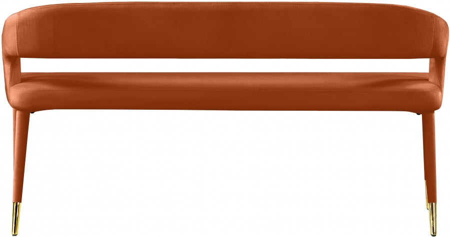 Banc en velours Destiny
