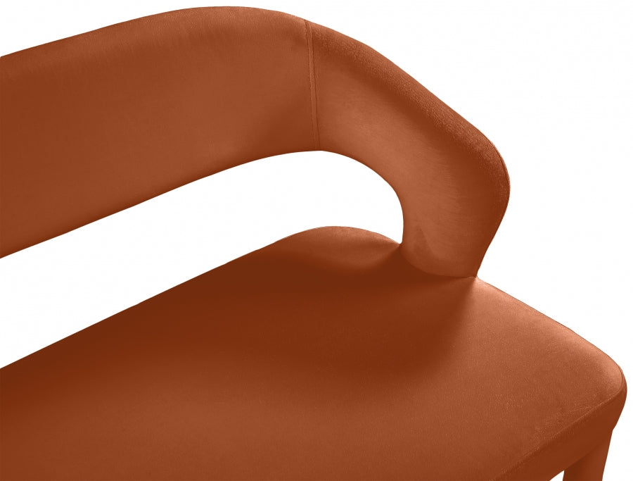 Banc en velours Destiny