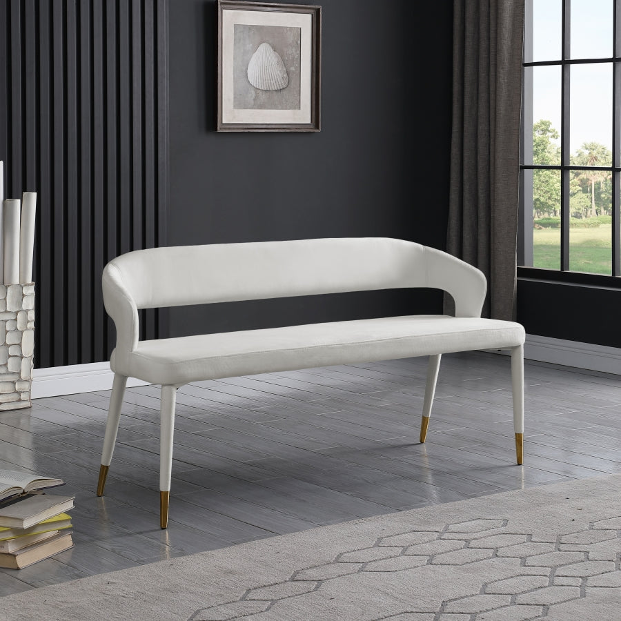 Banc en velours Destiny