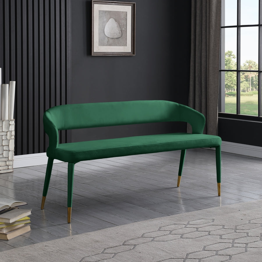 Banc en velours Destiny