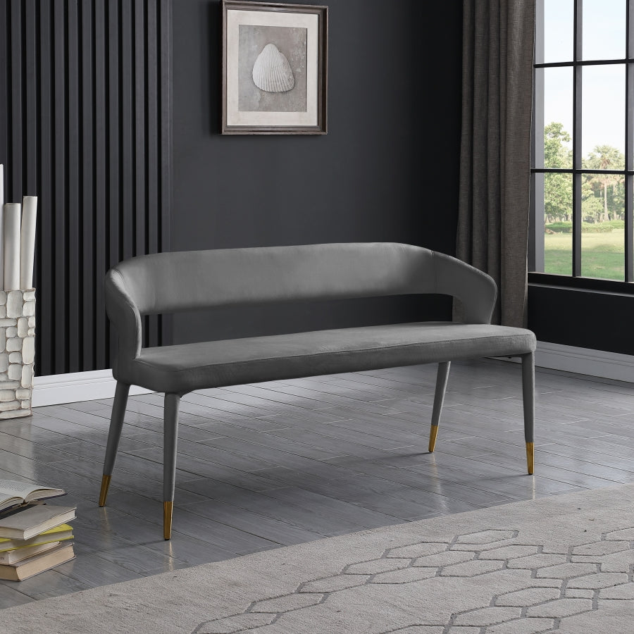 Banc en velours Destiny