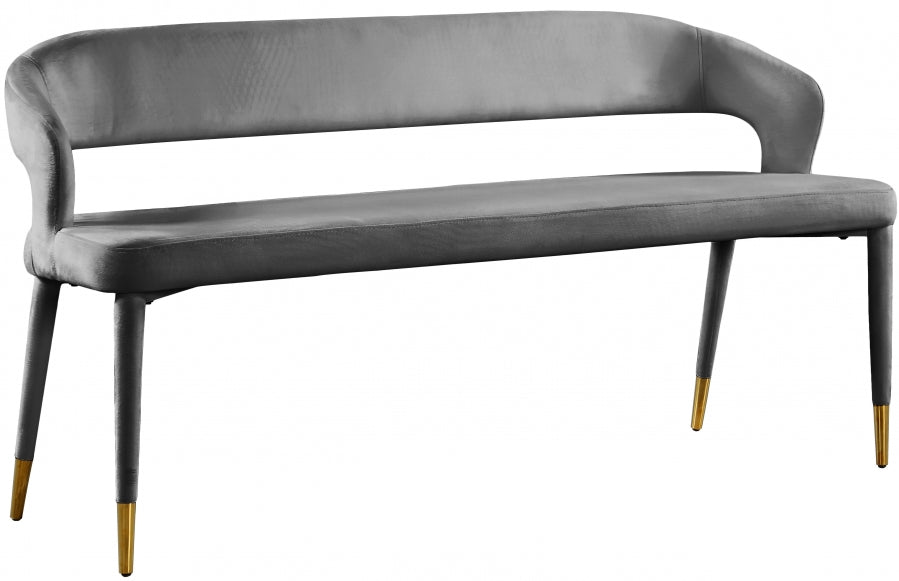 Banc en velours Destiny