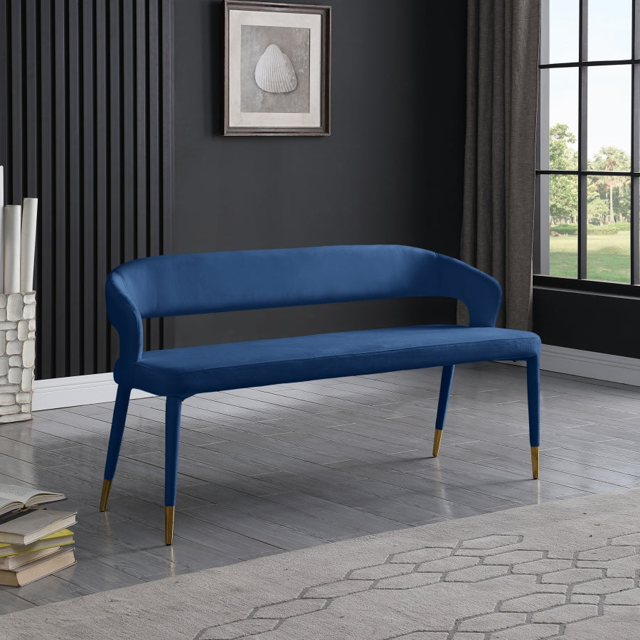 Banc en velours Destiny