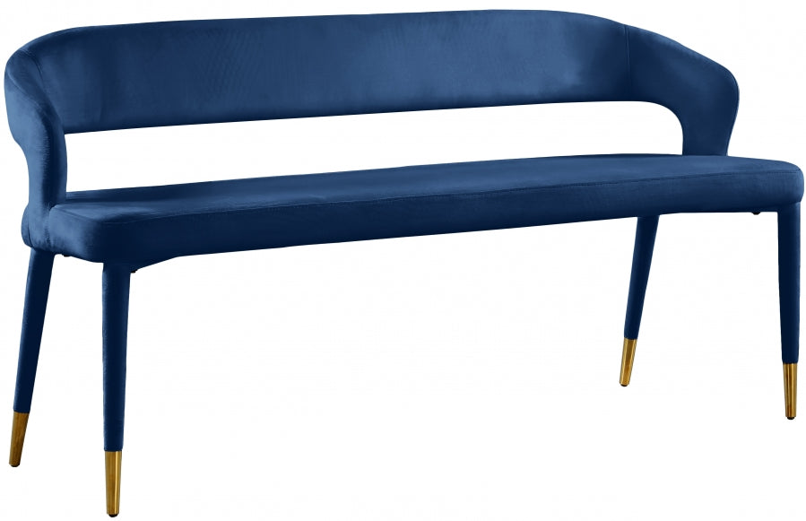 Banc en velours Destiny
