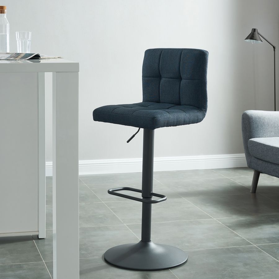 Sorb Air Lift Tabouret, lot de 2 en bleu-gris
