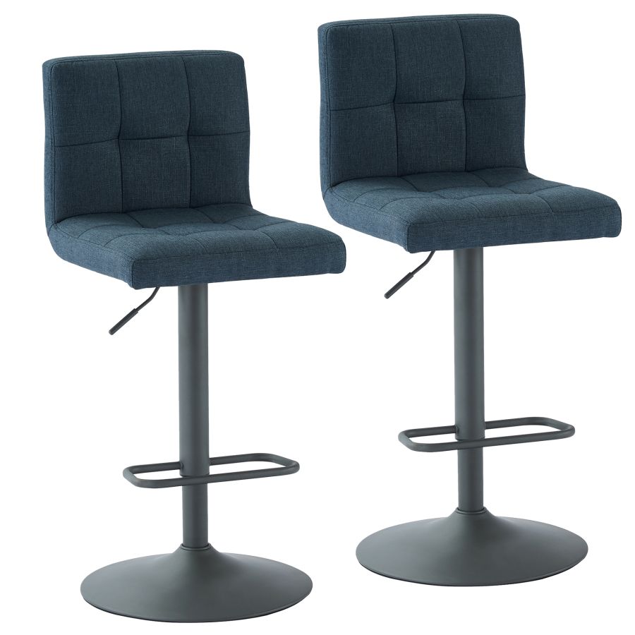 Sorb Air Lift Tabouret, lot de 2 en bleu-gris