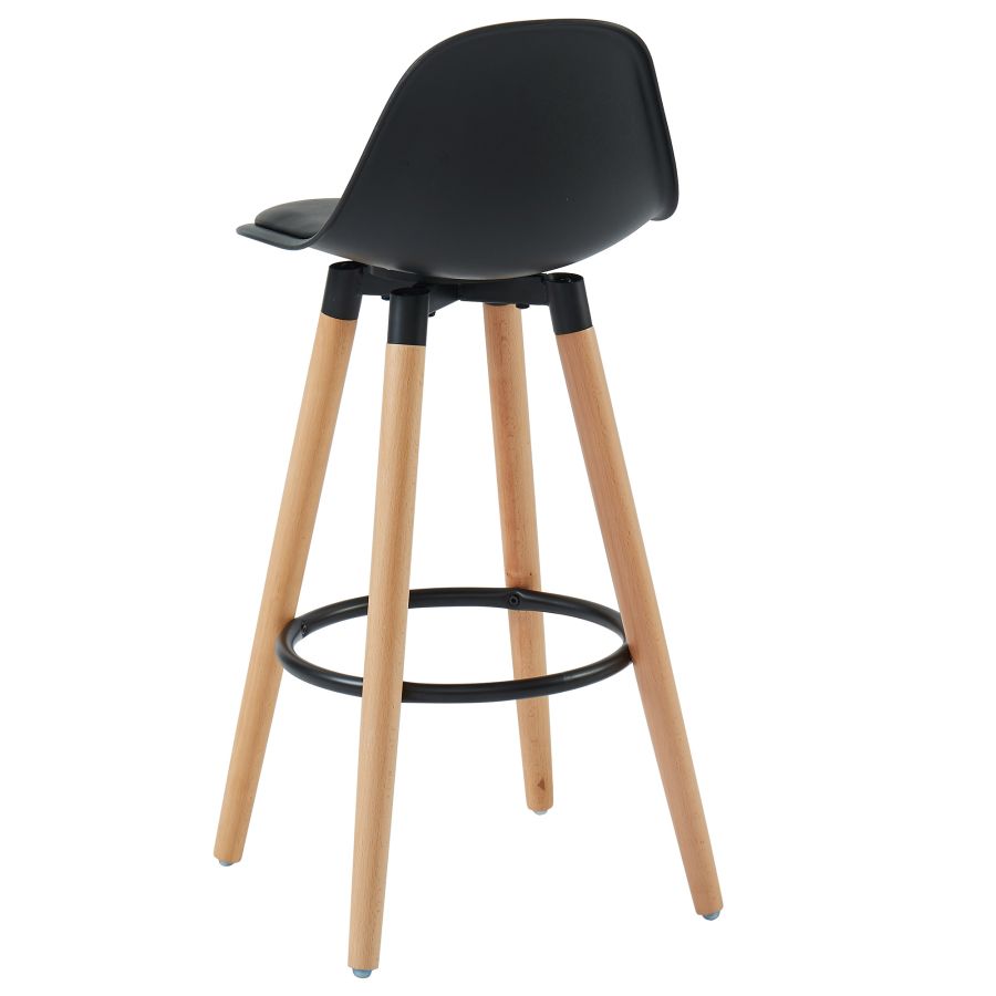 Tabouret de comptoir Diablo 26'', ensemble de 2 en noir