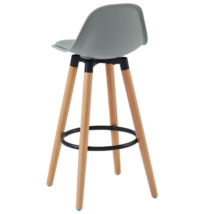 Tabouret de comptoir Diablo 26'', ensemble de 2 en gris