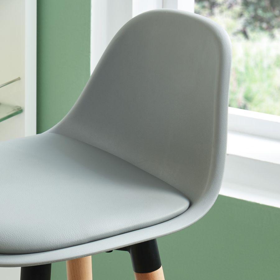 Tabouret de comptoir Diablo 26'', ensemble de 2 en gris