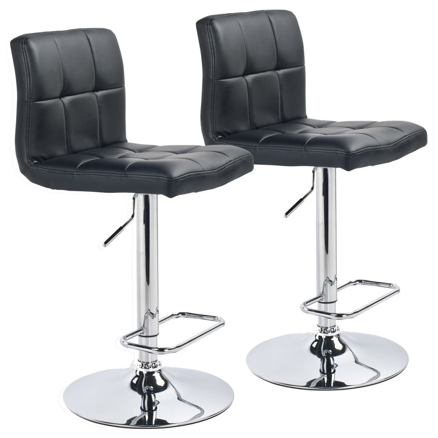 Tabouret Max Air Lift, lot de 2 en noir