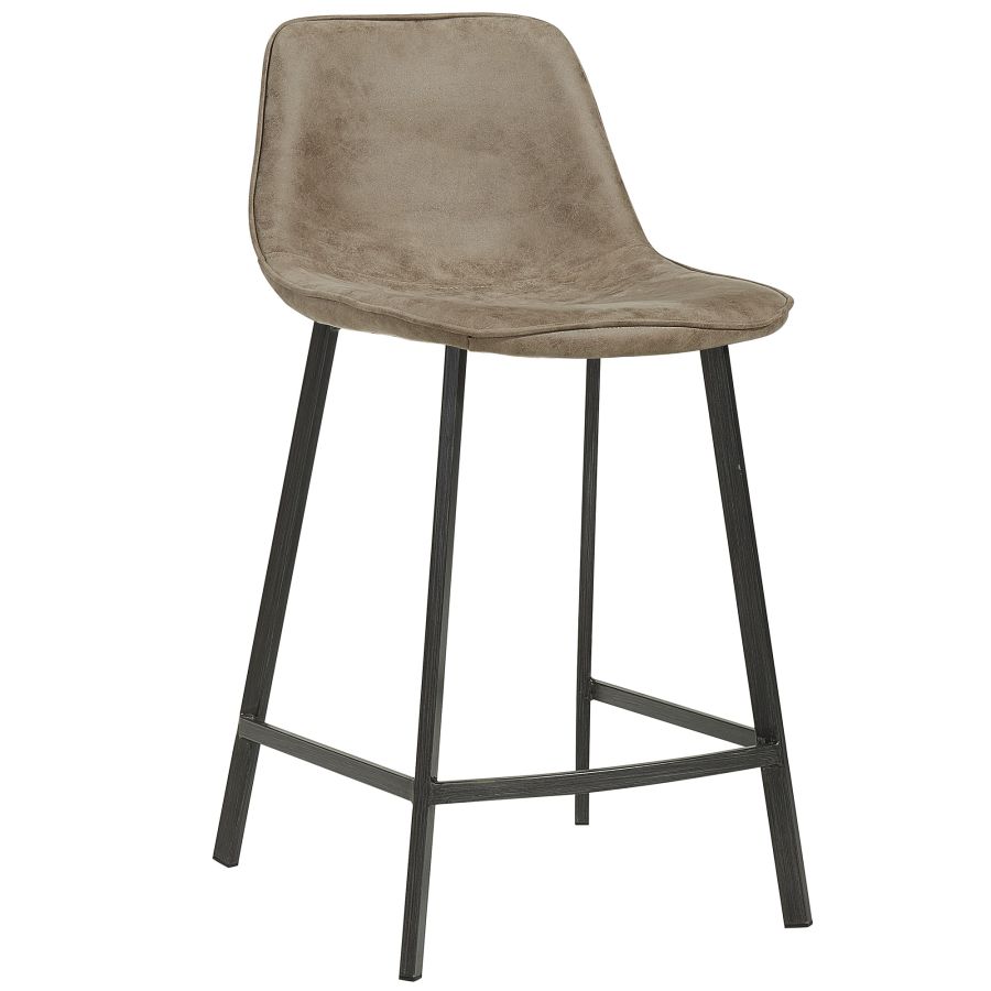 Tabouret de comptoir Buren 26'', ensemble de 2 en brun vintage