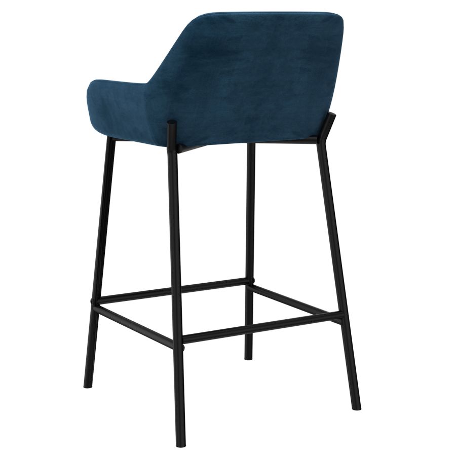 Tabouret de comptoir Baily 26'', ensemble de 2 en bleu