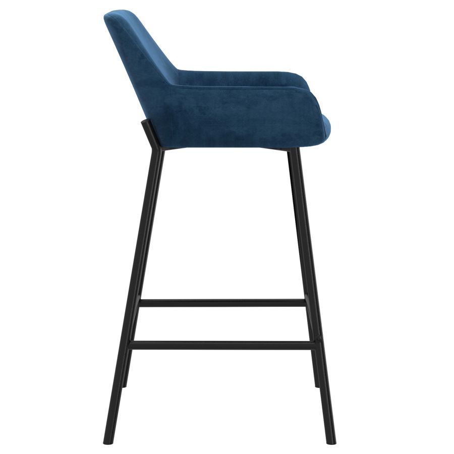 Tabouret de comptoir Baily 26'', ensemble de 2 en bleu