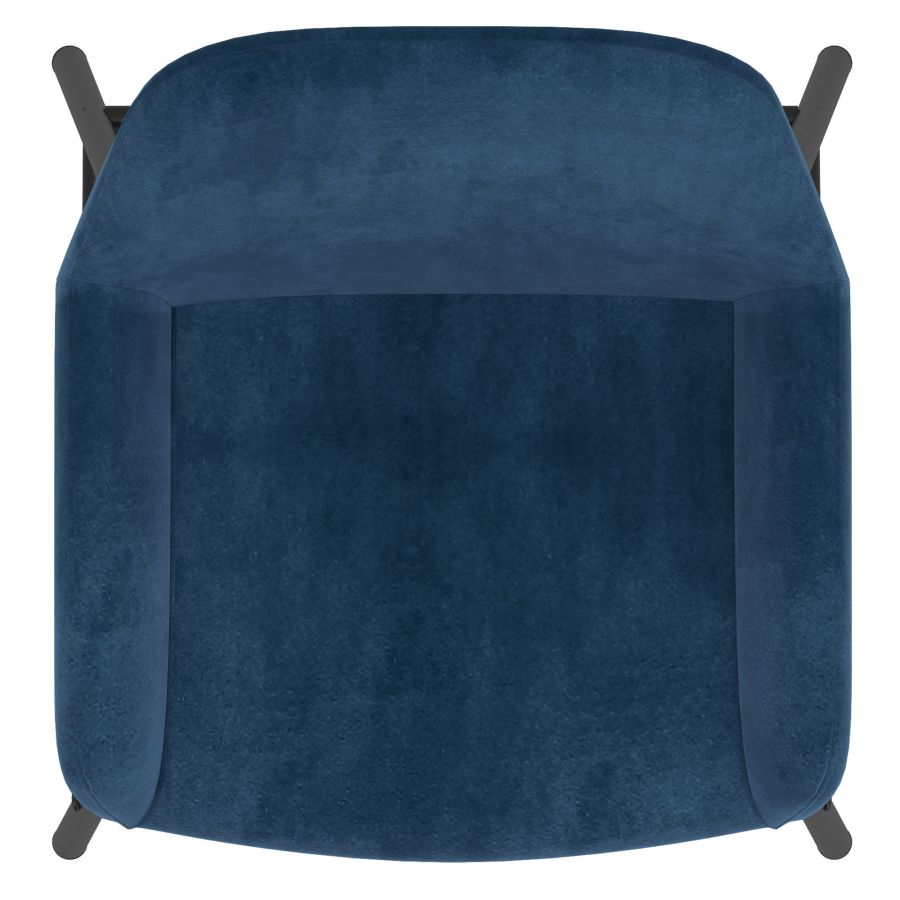 Tabouret de comptoir Baily 26'', ensemble de 2 en bleu
