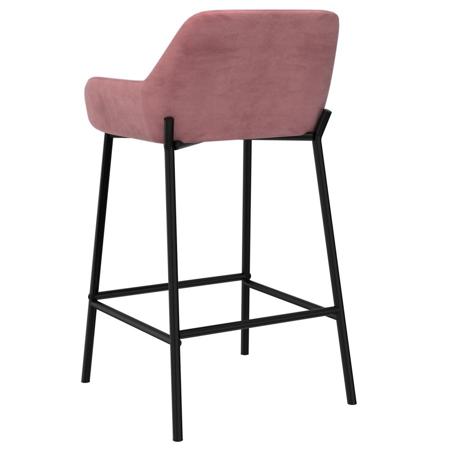 Tabouret de comptoir Baily 26'', ensemble de 2 en vieux rose