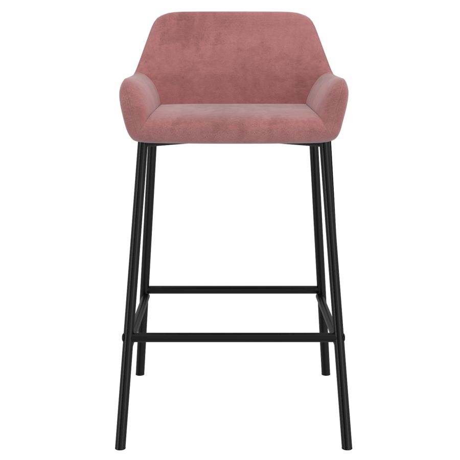 Tabouret de comptoir Baily 26'', ensemble de 2 en vieux rose