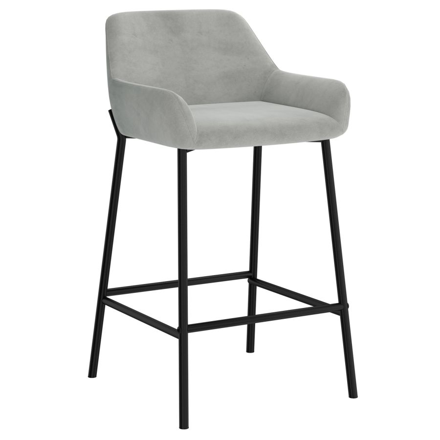 Tabouret de comptoir Baily 26'', ensemble de 2 en gris