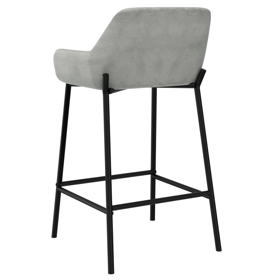 Tabouret de comptoir Baily 26'', ensemble de 2 en gris