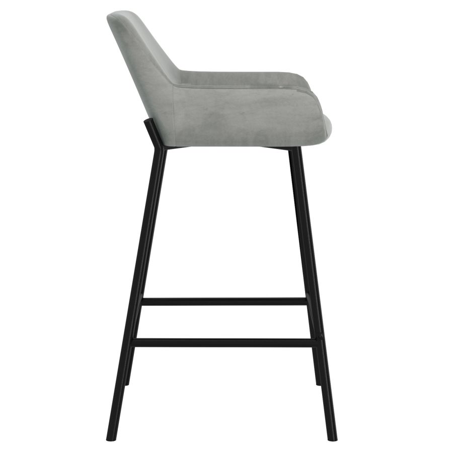 Tabouret de comptoir Baily 26'', ensemble de 2 en gris
