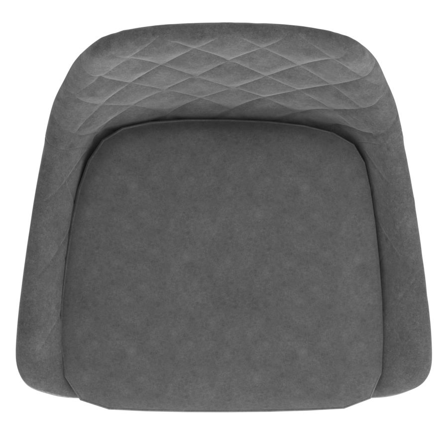 Tabouret de comptoir 26'' Kenzo, ensemble de 2 en gris