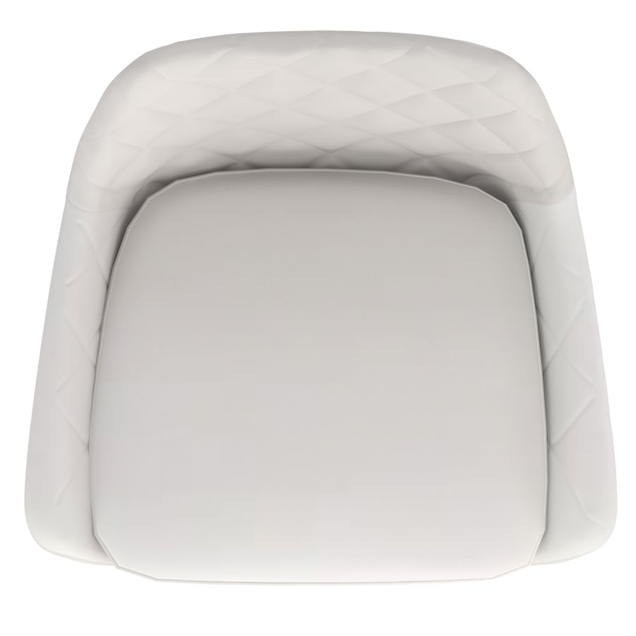 Tabouret de comptoir Kenzo 26'', ensemble de 2 en blanc