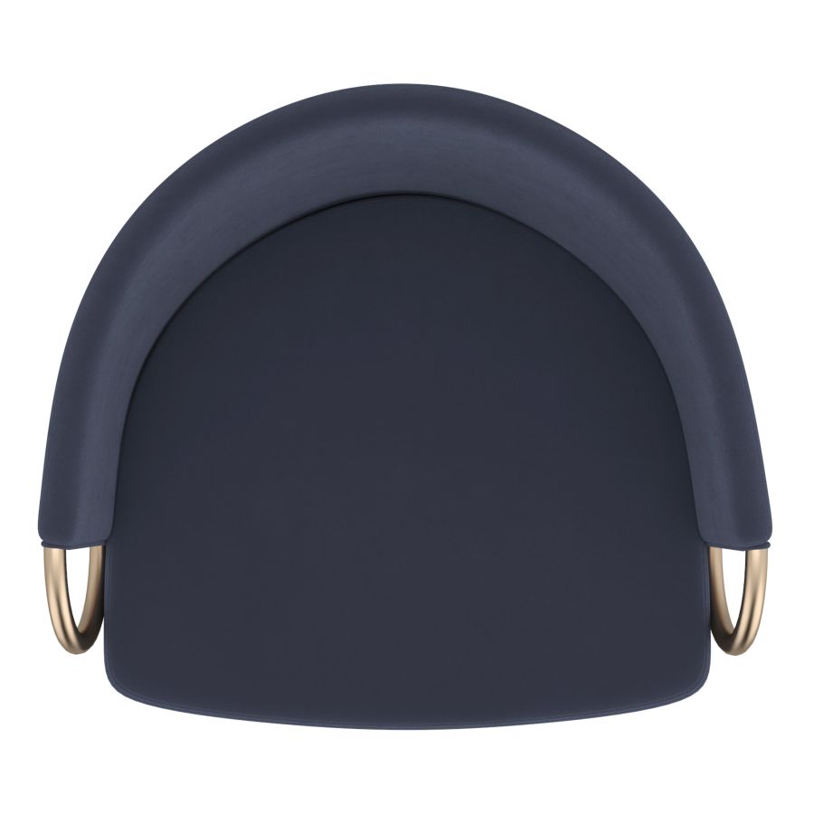 Tabouret de comptoir Lavo 26", ensemble de 2, en bleu