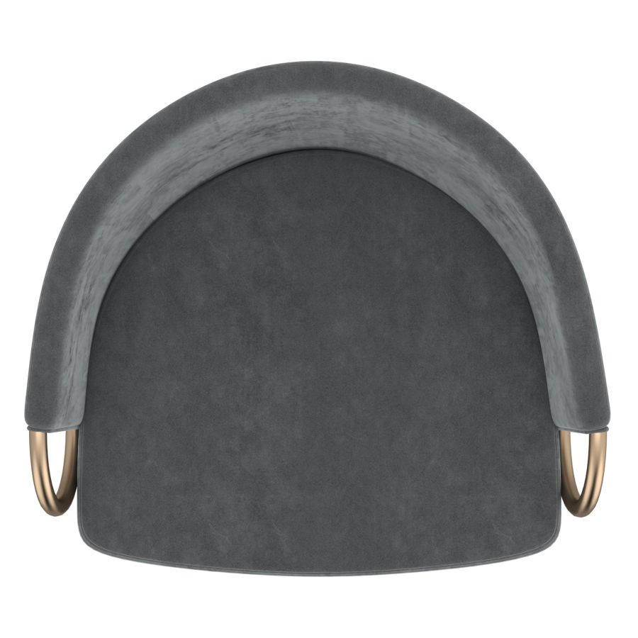 Tabouret de comptoir Lavo 26", ensemble de 2, en gris
