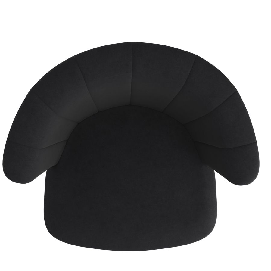 Tabouret de comptoir Tula de 26 po en noir 