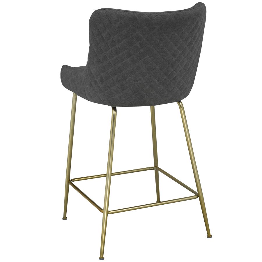 Tabouret de comptoir 26'' Giselle, ensemble de 2 en gris