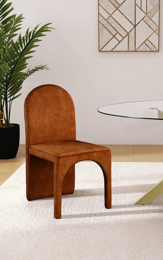 Chaise d'appoint de salle à manger en velours d'été