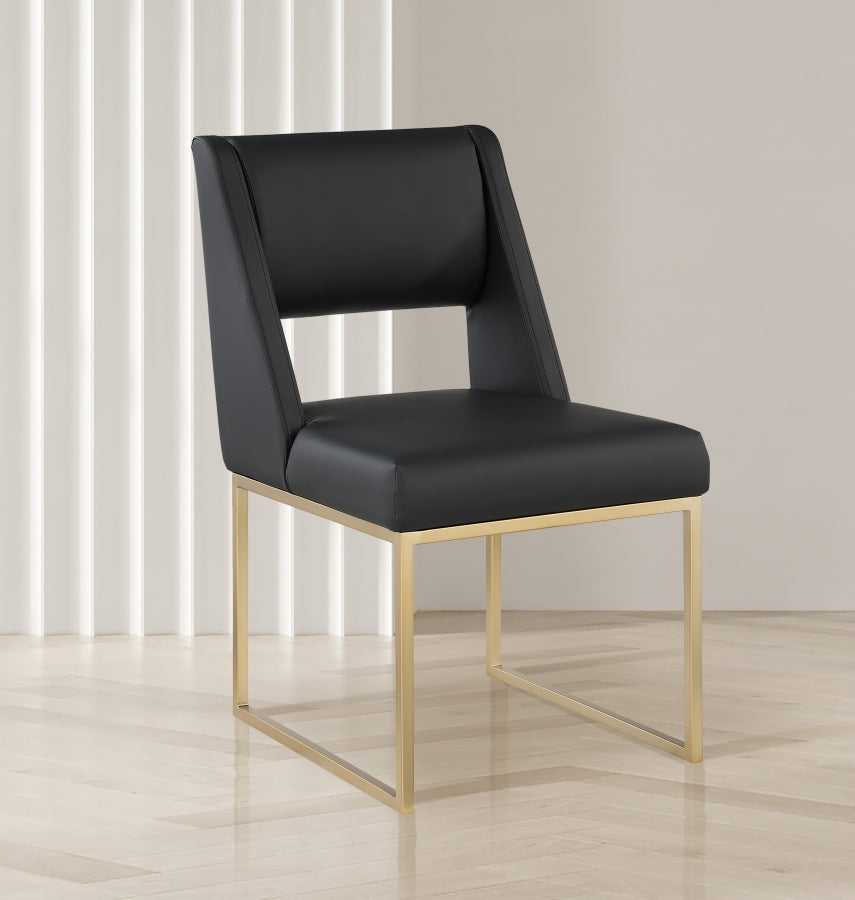 Chaise de salle à manger en similicuir Jayce
