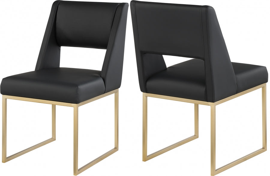 Chaise de salle à manger en similicuir Jayce