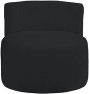 Chaise d'appoint en tissu bouclé Como
