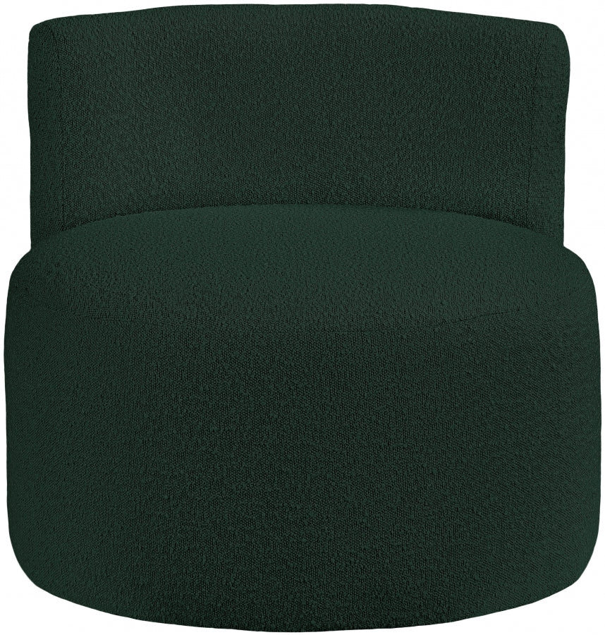 Chaise d'appoint en tissu bouclé Como