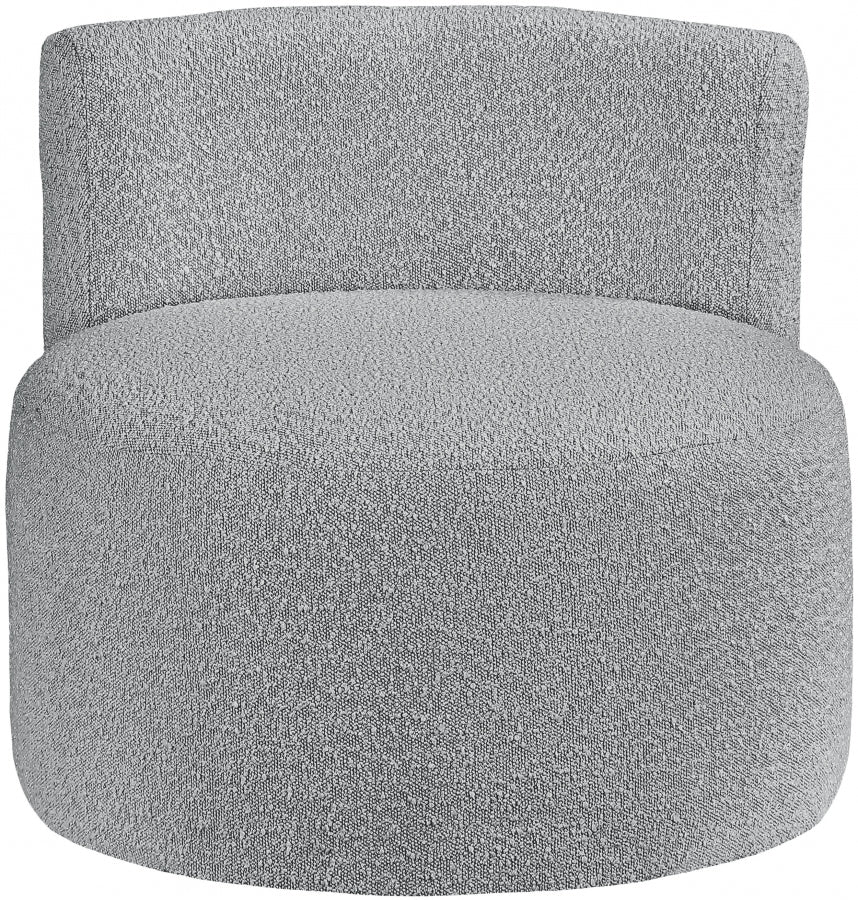 Chaise d'appoint en tissu bouclé Como