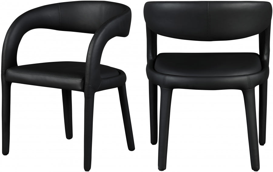 Chaise de salle à manger Sylvester en similicuir