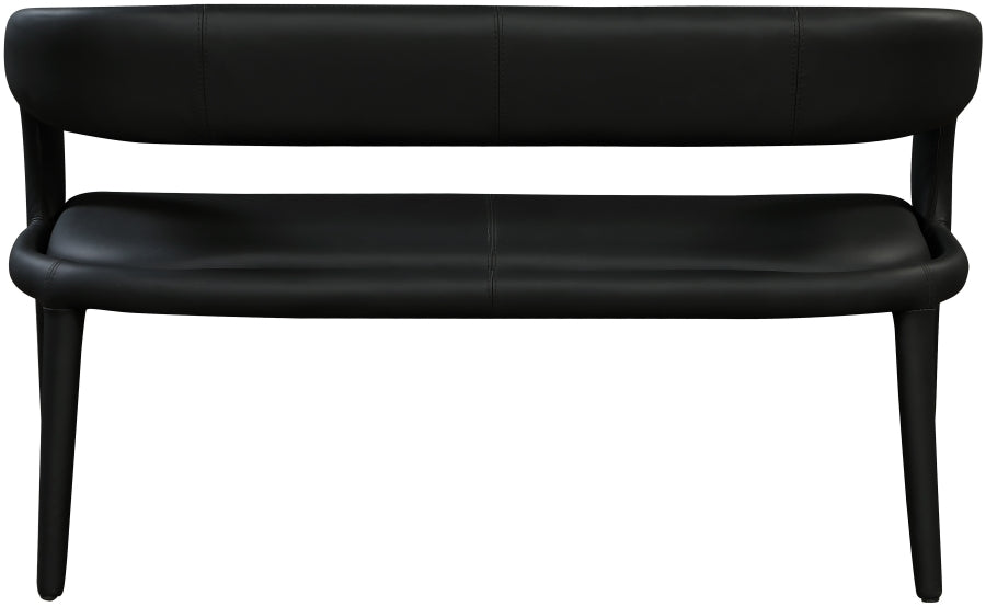 Banc en similicuir Sylvester