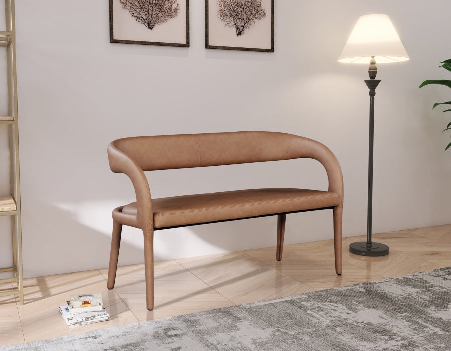 Banc en similicuir Sylvester