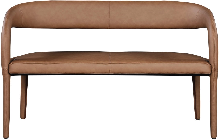 Banc en similicuir Sylvester